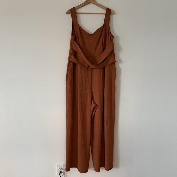 Halara U Back Sleeveless Casual Plus Size Jumpsuit with Pockets Size 2X NWT - Picture 9 of 15